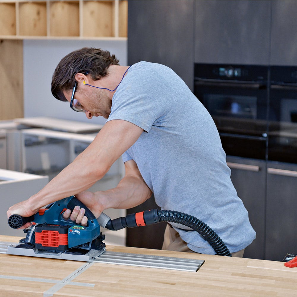 BOSCH 18V BITURBO Brushless Plunge Saw Skin - GKT 18V-52 GC 06016B4040