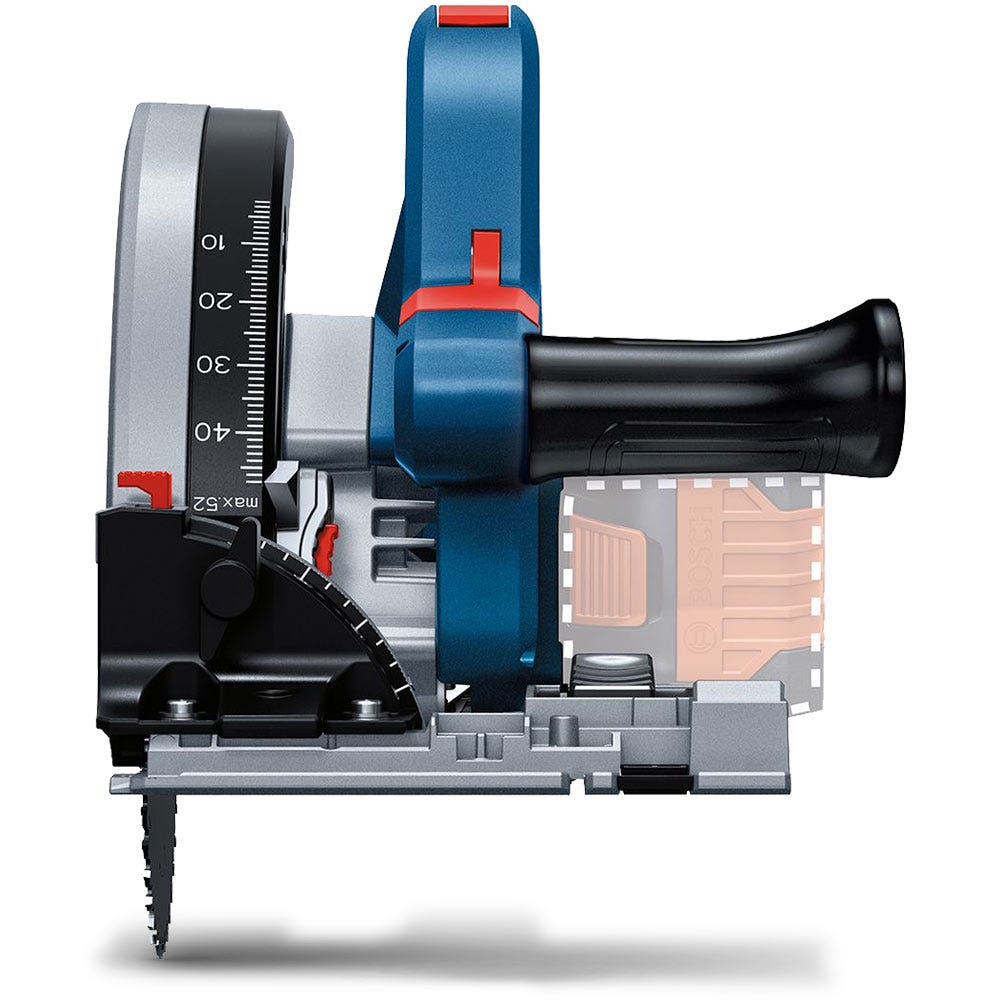 BOSCH 18V BITURBO Brushless Plunge Saw Skin - GKT 18V-52 GC 06016B4040