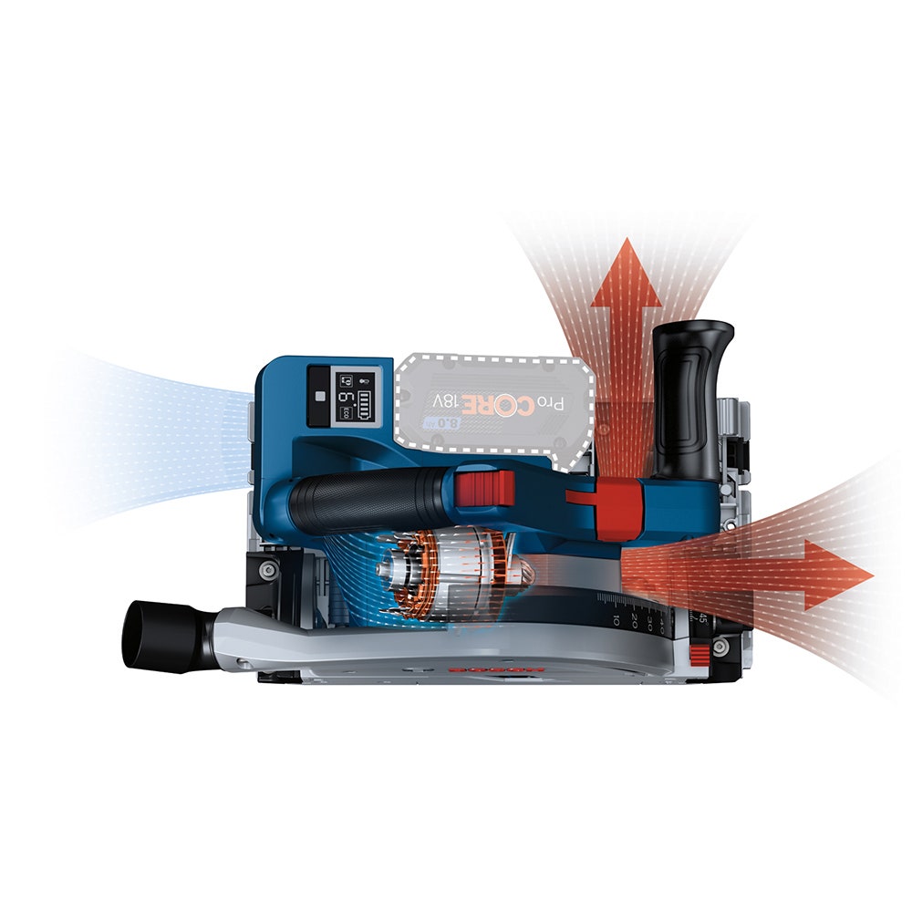 BOSCH 18V BITURBO Brushless Plunge Saw Skin - GKT 18V-52 GC 06016B4040