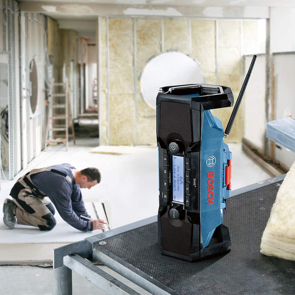 BOSCH 18V Bluetooth and DAB+ Worksite Radio Skin GPB 18V-2 SC 06014A3140