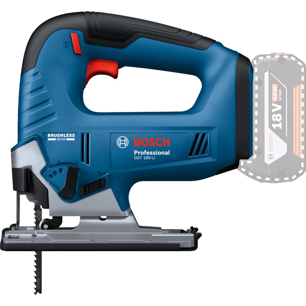 BOSCH 18V Brushless 3500RPM 26mm Jigsaw Skin GST18V-125B 06015B3040
