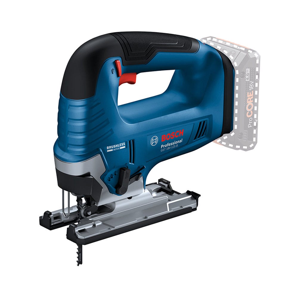 BOSCH 18V Brushless 3500RPM 26mm Jigsaw Skin GST18V-125B 06015B3040