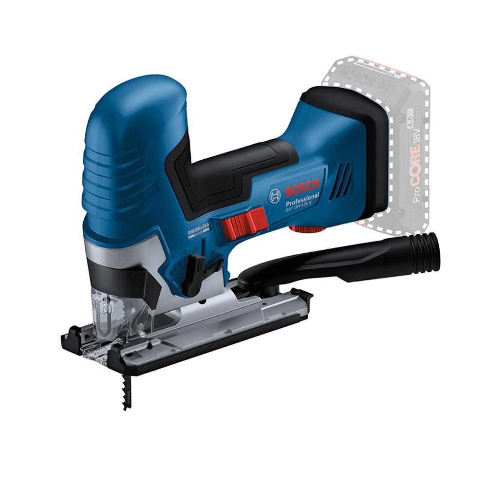 BOSCH 18V Brushless 3500RPM 26mm Jigsaw Skin GST18V-125S 06015B2040