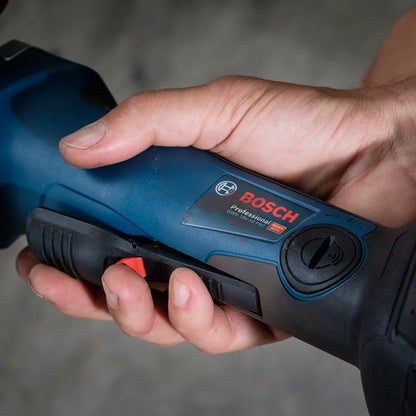BOSCH 18V Brushless 125mm Paddle Switch Angle Grinder w. Case Skin GWS 18V-10 PSC 06019G3F0B