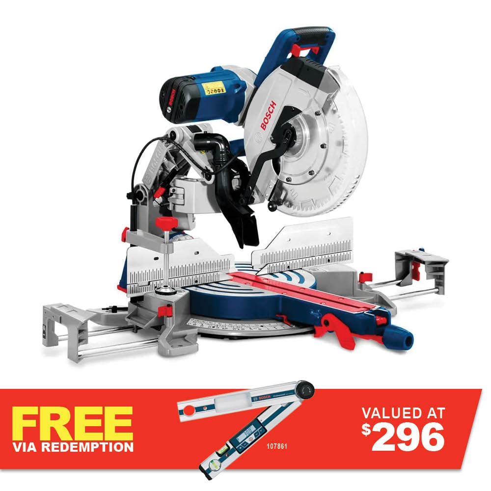 BOSCH 2000W 305mm Gliding Compound Mitre Saw GCM12GDL