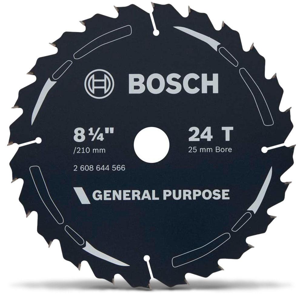 BOSCH 210mm 24T TCT Circular Saw Blade for Wood Cutting - GENERAL PURPOSE