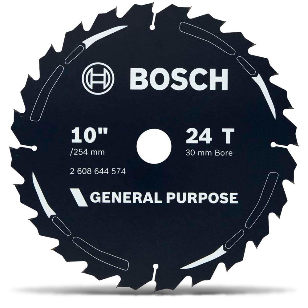 BOSCH 254mm 24T TCT Circular Saw Blade for Wood Cutting - GENERAL PURPOSE