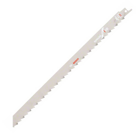 BOSCH 300mm 3TPI Stainless Steel Reciprocating Saw Blade for Ice Meat Cutting - S1211K - 5 Piece