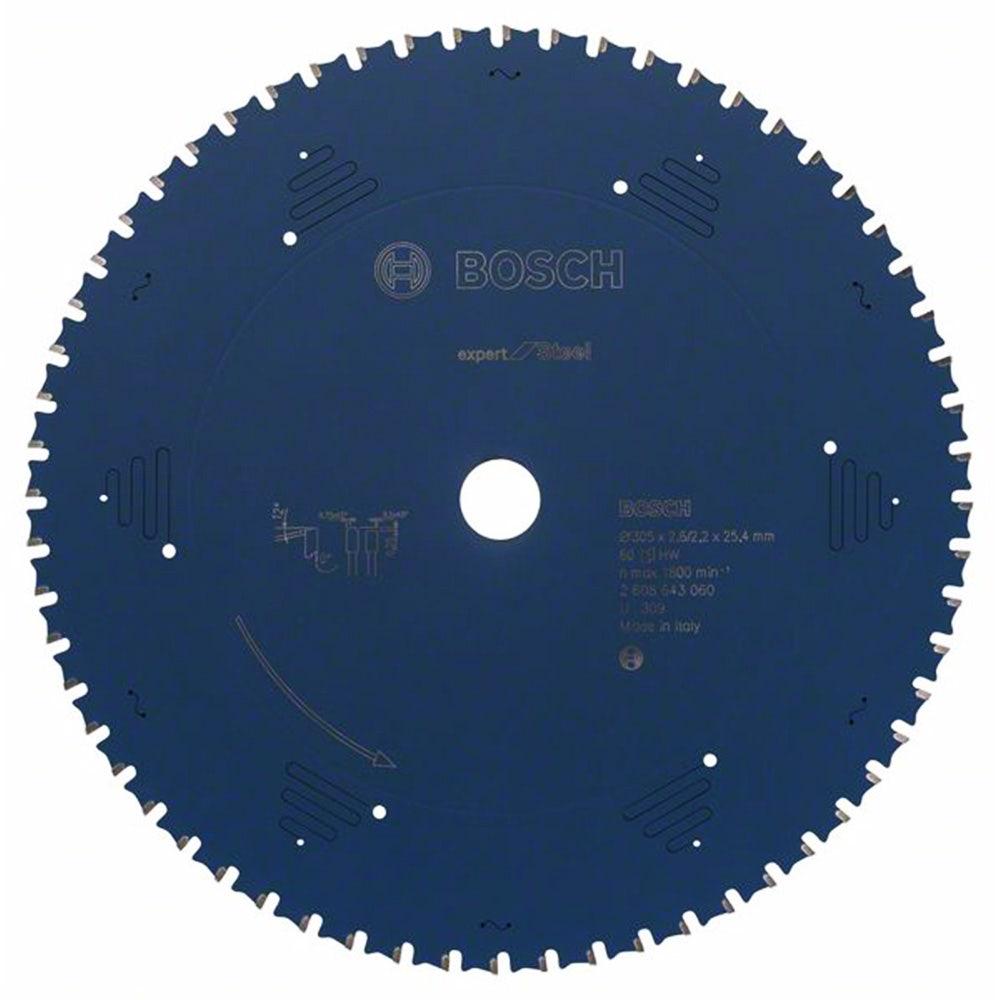 BOSCH 305mm 60T TCT Circular Blade Saw for Metal Cutting - EXPERT for STEEL