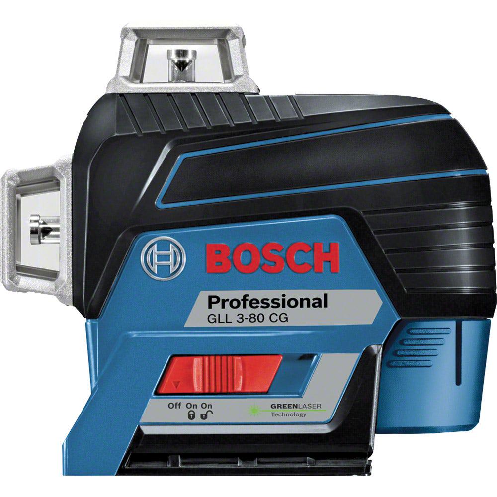 BOSCH 3 x 360 degrees Multi-Line Laser Level Green Beam with Bluetooth GLL3-80CG