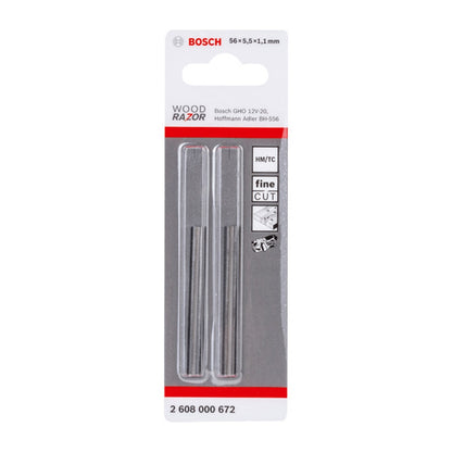 BOSCH 56mm Planing Blades 2 Piece