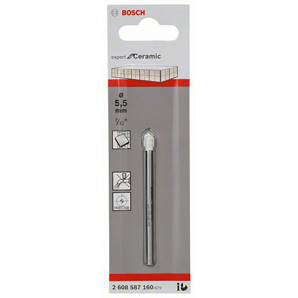 BOSCH 5.5 x 70mm TCT Glass and Tile Drill Bit - CYL-9 CERAMIC