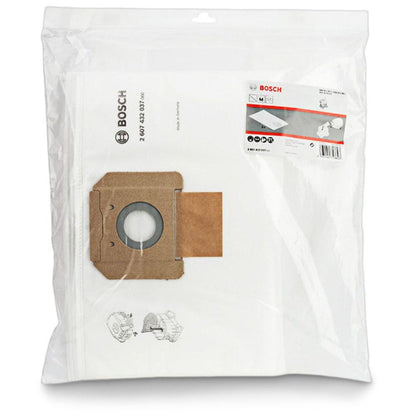 BOSCH 5pk Fleece Vacuum Filter Bag 2607432037