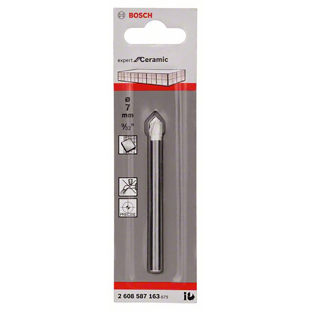 BOSCH 7.0 x 80mm TCT Glass and Tile Drill Bit - CYL-9 CERAMIC