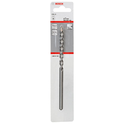 BOSCH 7 x 150mm Silver Percussion Masonry Drill Bit