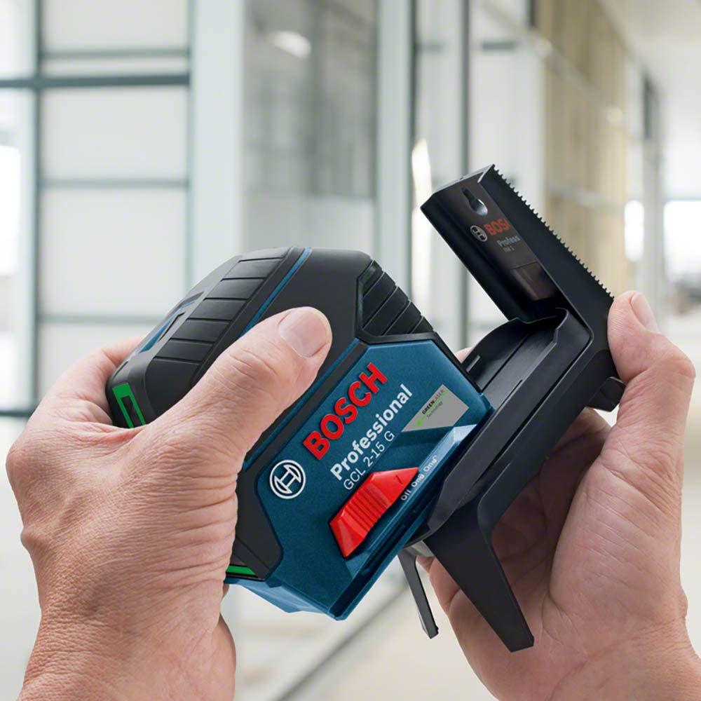 BOSCH Cross Line Laser Level with Plumb Green Beam GCL2-15G 0601066J00