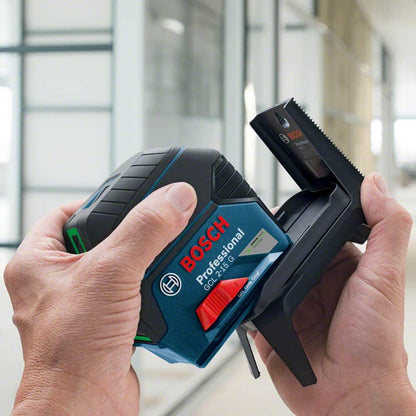 BOSCH Cross Line Laser Level with Plumb Green Beam GCL2-15G 0601066J00