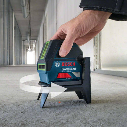 BOSCH Cross Line Laser Level with Plumb Green Beam GCL2-15G 0601066J00