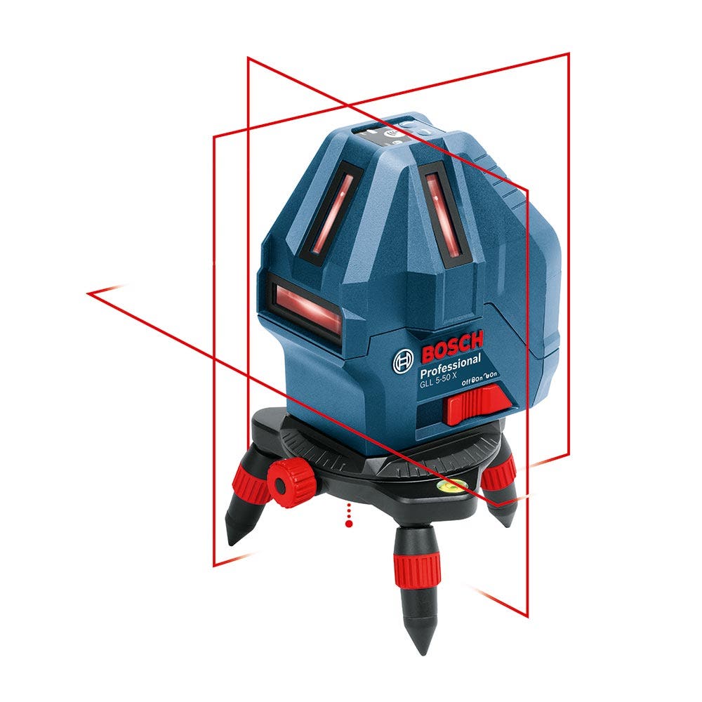 BOSCH Laser Measuring Multi Line Red Beam GLL5-50X 0601063N80