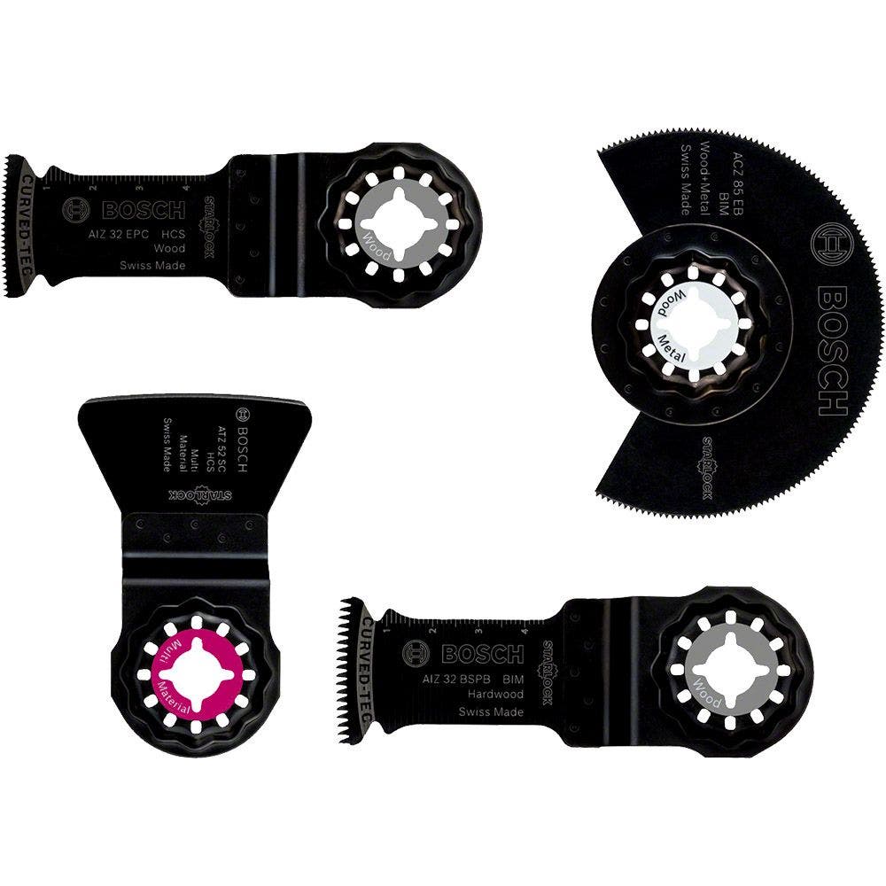 BOSCH Multi-Tool Blade Blade Set for Wood Flooring - STARLOCK - 4 Piece