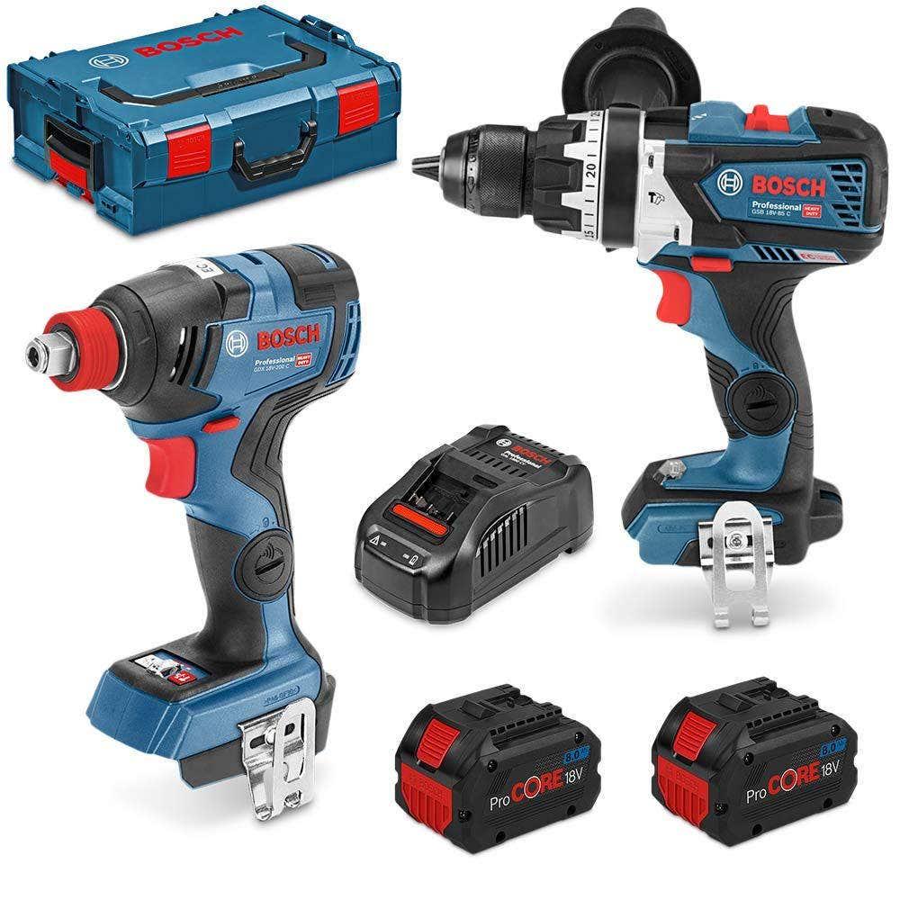 BOSCH ProCORE18V Brushless 2 Piece 2x8.0Ah Combo Kit 0615990L24
