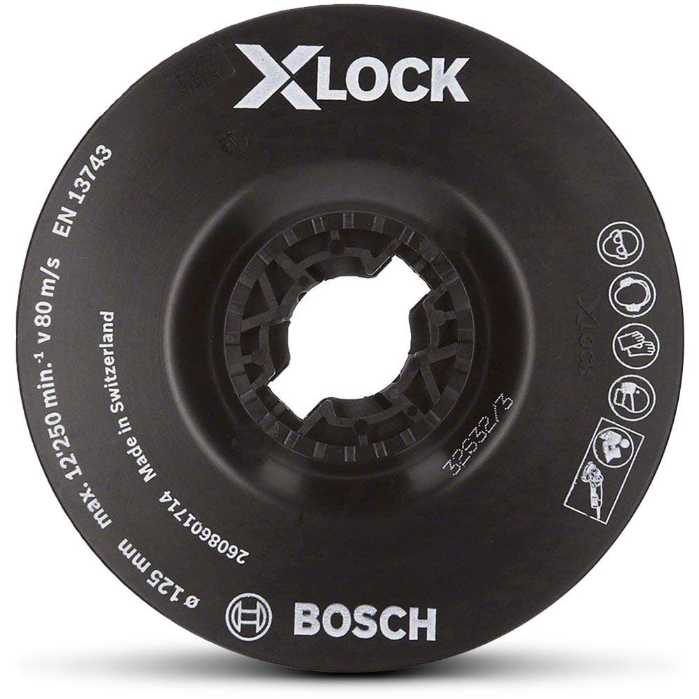 BOSCH X-LOCK 125mm Soft Backing Pad 2608601714