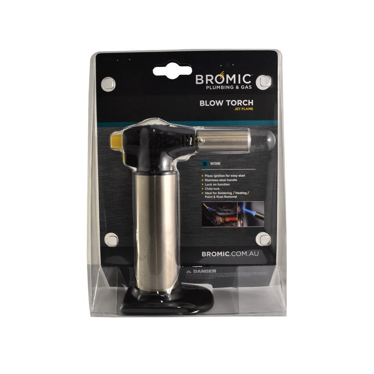 BROMIC Butane Brazing Torch W Piezo Ignition 1811646
