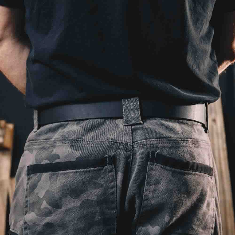 BUCKAROO 1 1 2 Wide Black Leather Uniform Belt KSB38