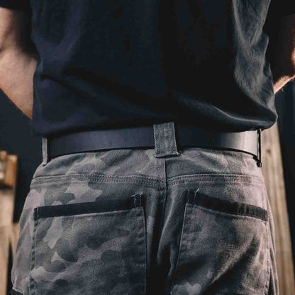 BUCKAROO 1 1 2 Wide Black Leather Uniform Belt KSB38