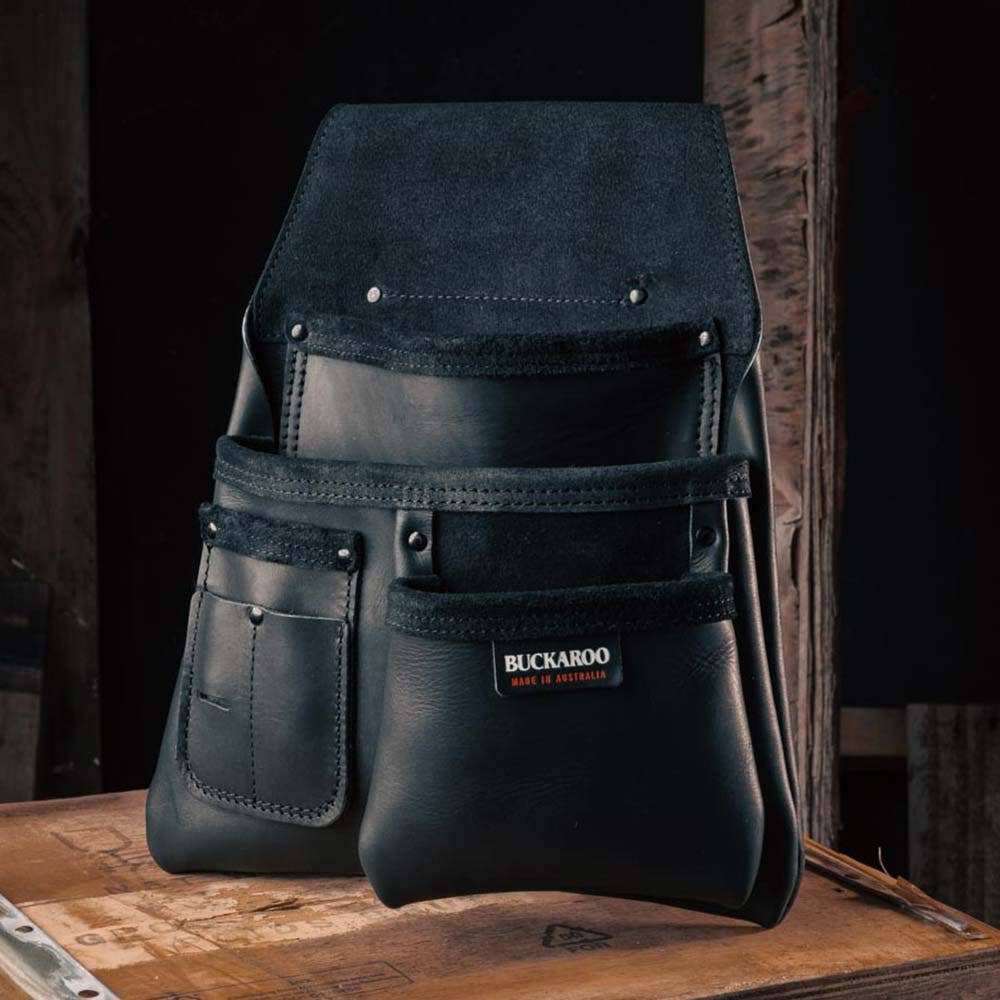 BUCKAROO 3 Pocket Formwork Bag - Black NBF3B