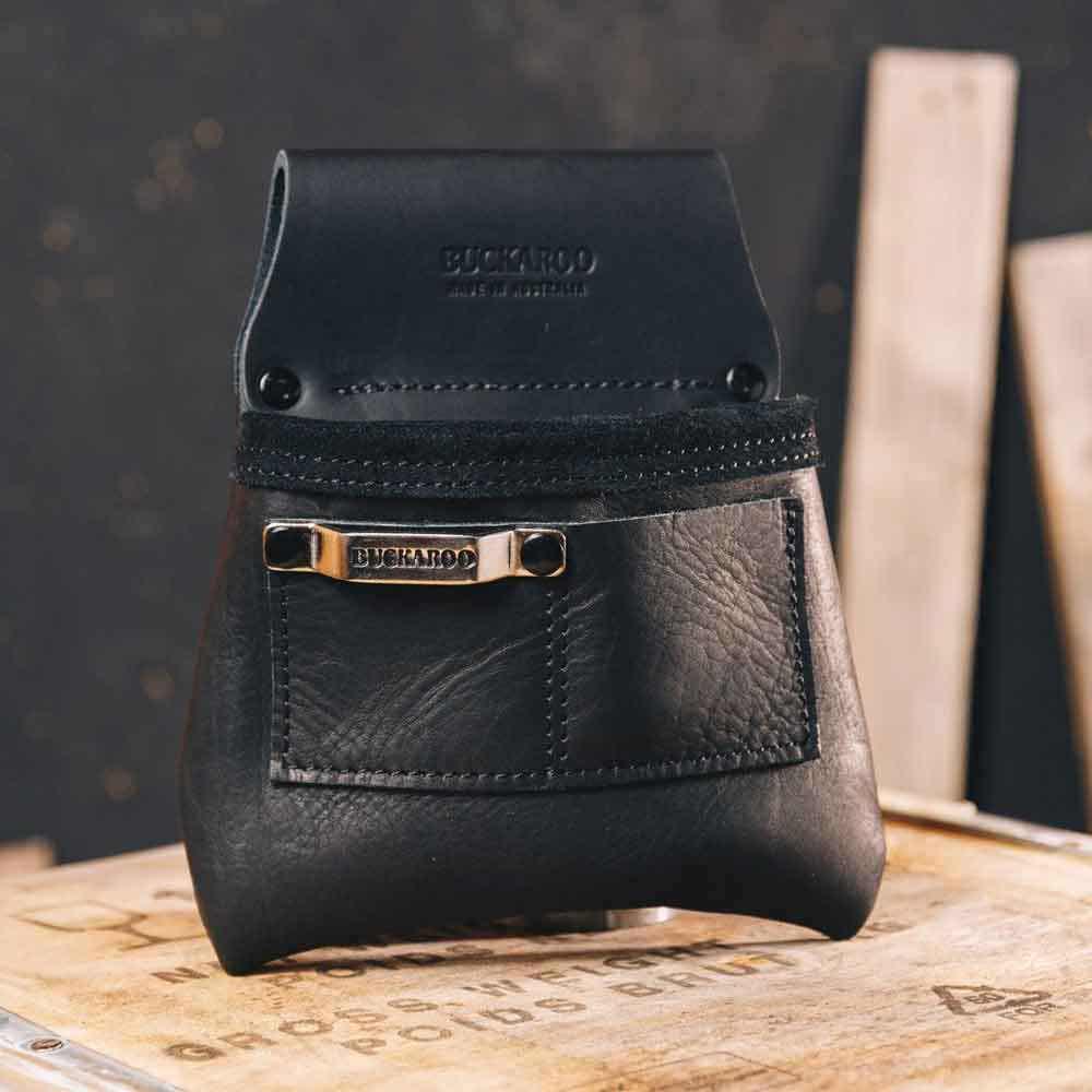 BUCKAROO 3 Pocket Leather Tool Bag TMCMB