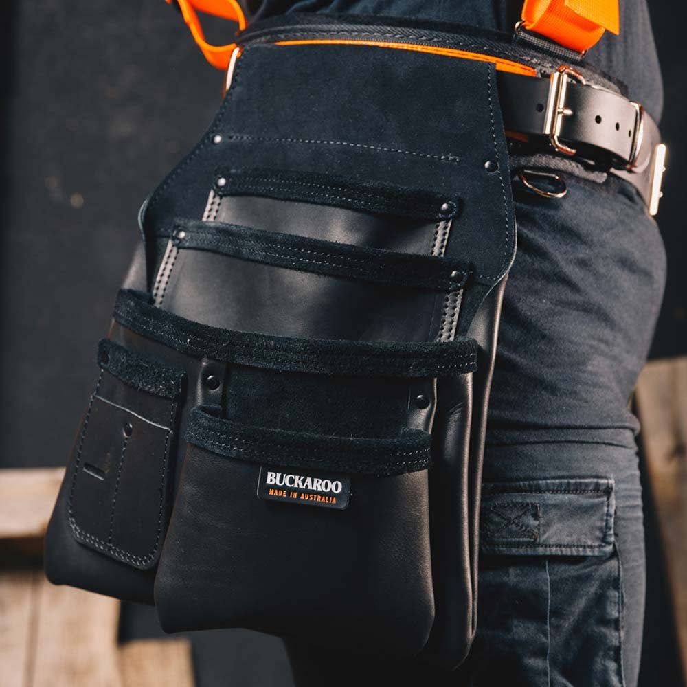 BUCKAROO 4 Pocket Formwork Bag - Black NBF4B