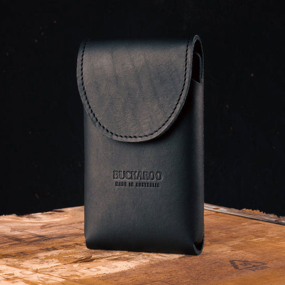 BUCKAROO Leather Phone Tool Holder Large HPP