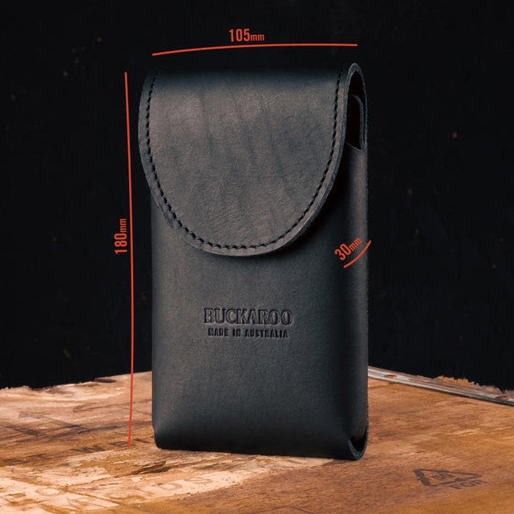 BUCKAROO Leather Phone Tool Holder Large HPP