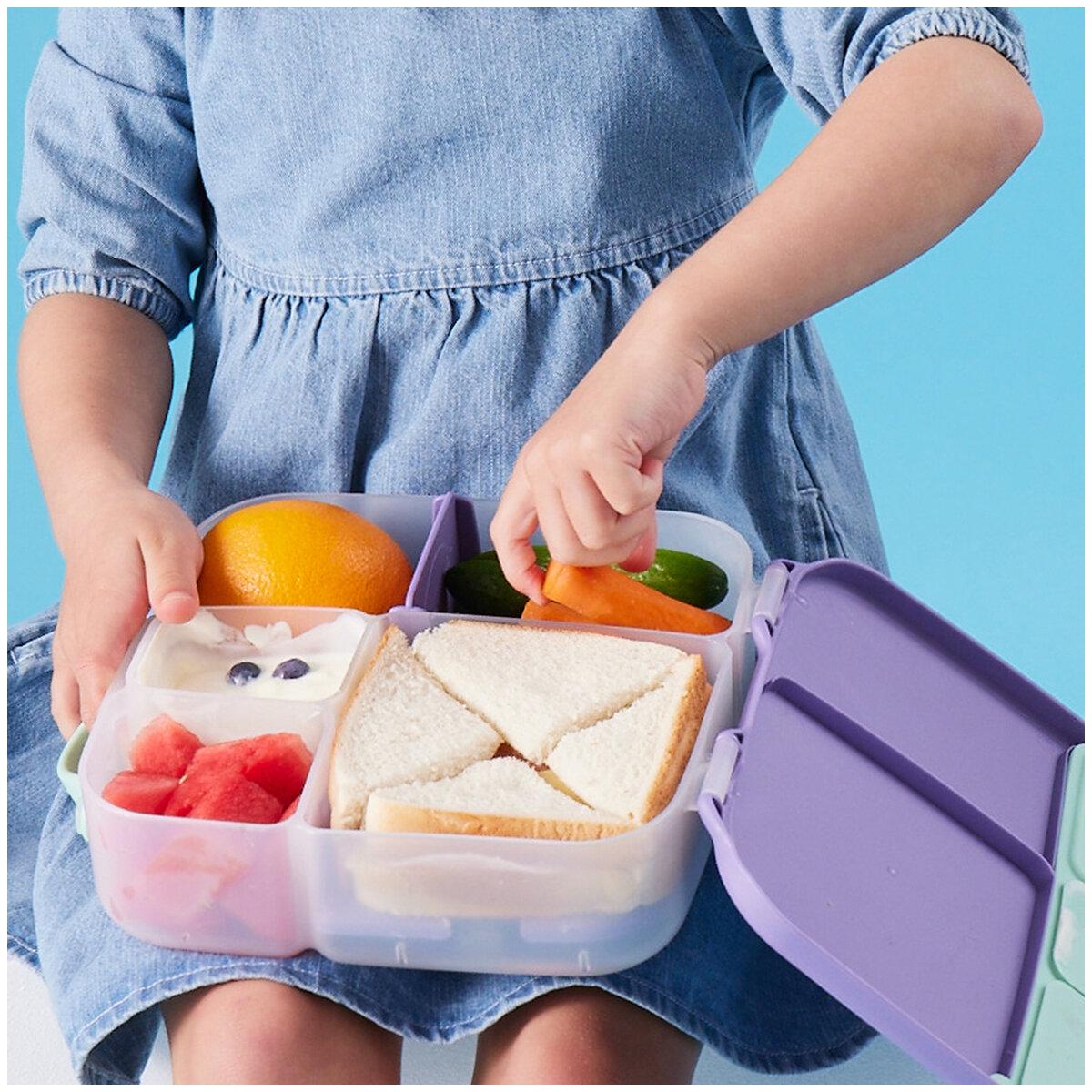 B.box Kids Lunch Box 2 Pack Strawberry Shake And Lilac Pop