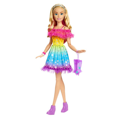 Barbie Large Doll With Accessories Set Black