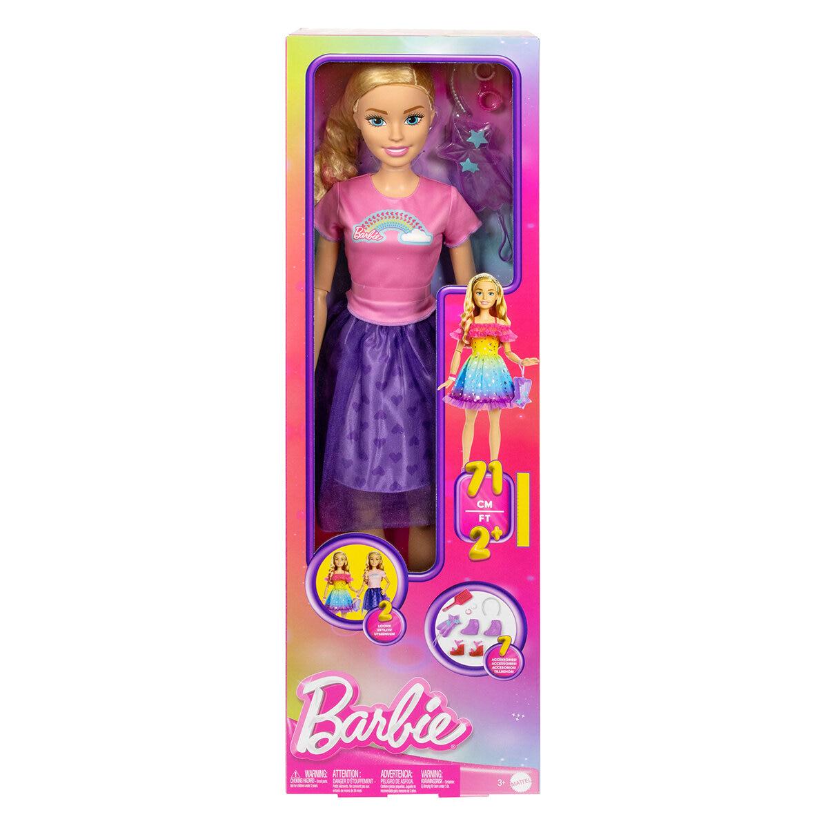 Barbie Large Doll With Accessories Set White