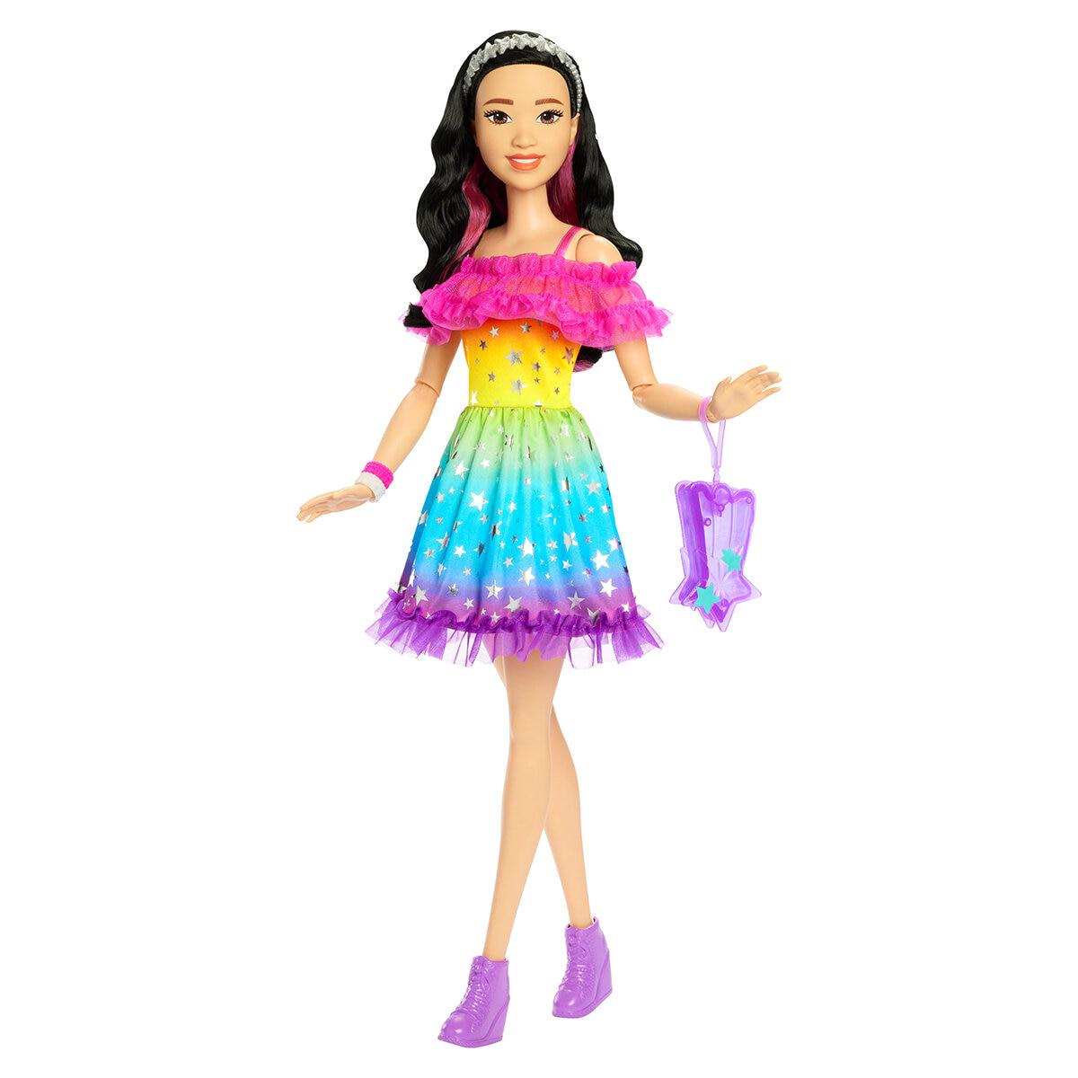 Barbie Large Doll With Accessories Set Black