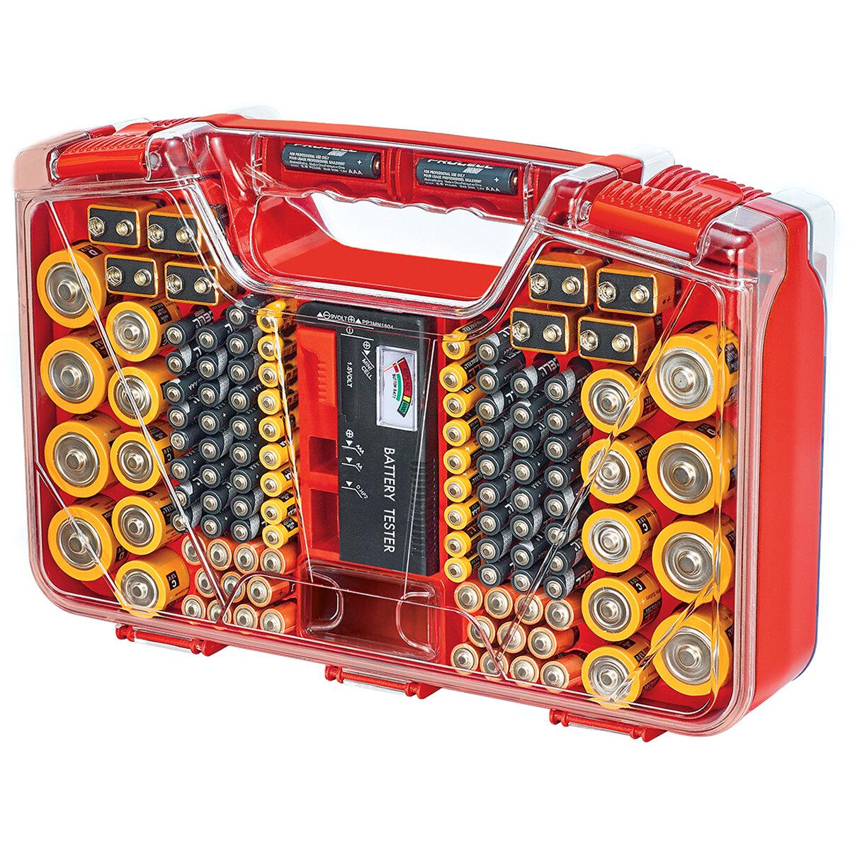 Battery Daddy Battery Organiser And Storage Case With Tester