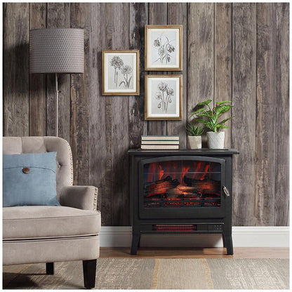 Bayside Furnishings Infrared Electric Fireplace Stove Heater