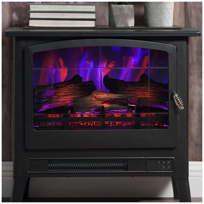 Bayside Furnishings Infrared Electric Fireplace Stove Heater