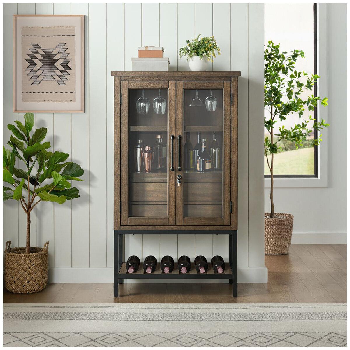 Bayside Furnishings Wine Cabinet