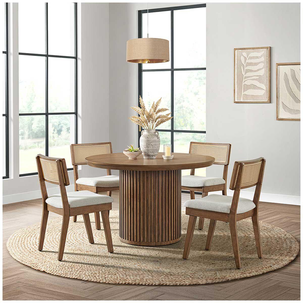 Bayside Furnishings 5 Piece Round Dining Set
