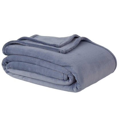 Berkshire Blanket and Home Co. Luxe Loft Blanket King Blue