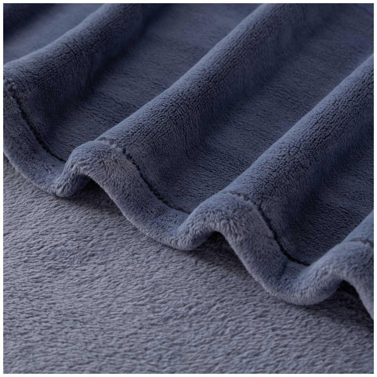 Berkshire Blanket and Home Co. Luxe Loft Blanket King Blue
