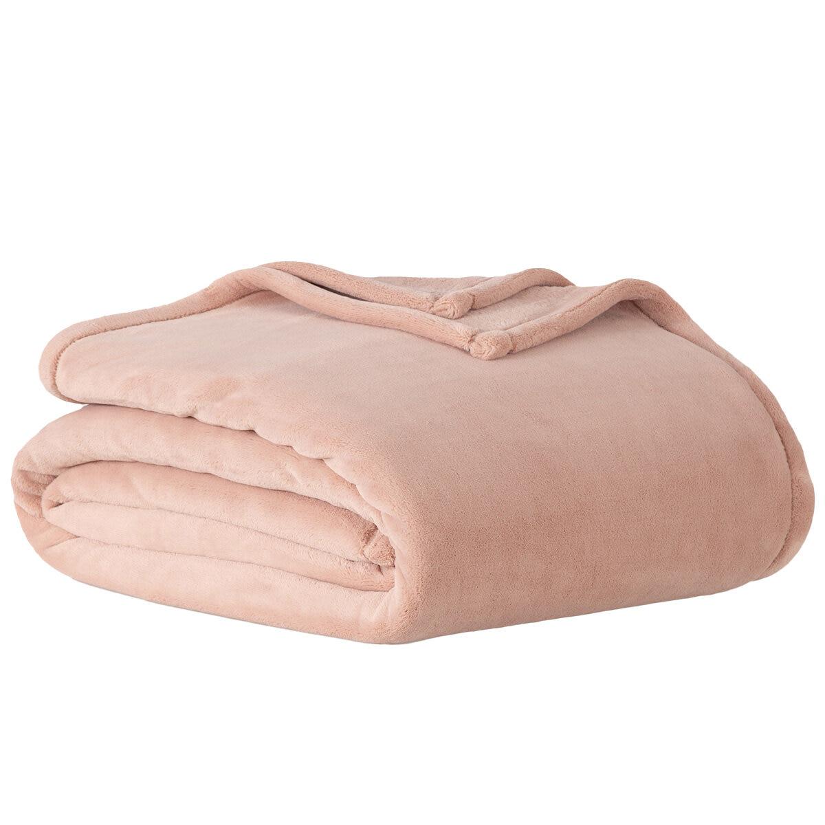 Berkshire Luxe Loft Blanket Queen Hushed Auburn
