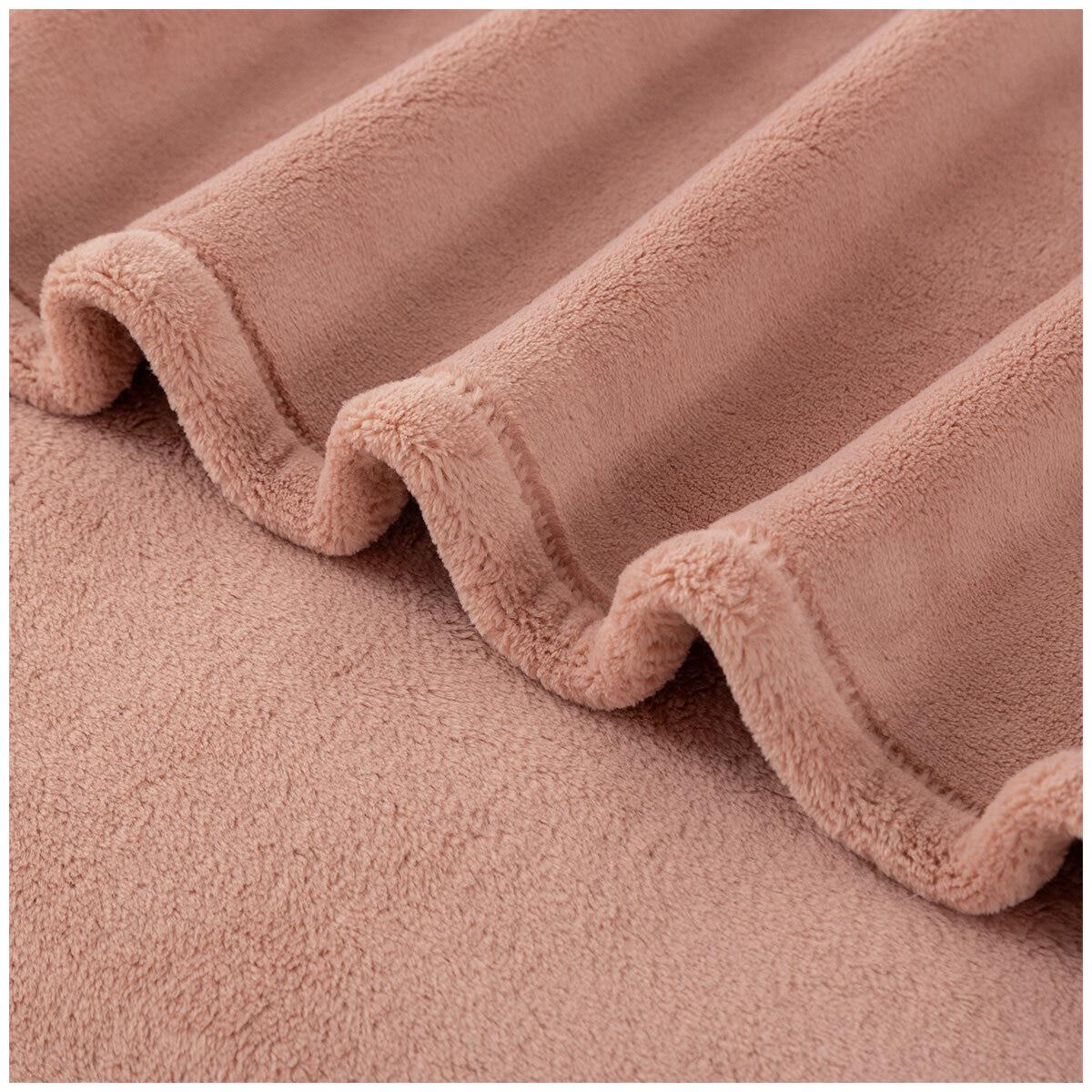Berkshire Luxe Loft Blanket Queen Hushed Auburn