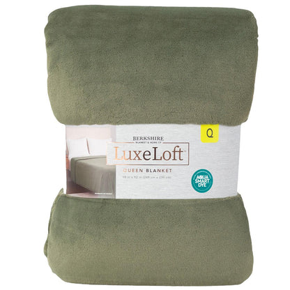 Berkshire Luxe Loft Blanket Queen Green