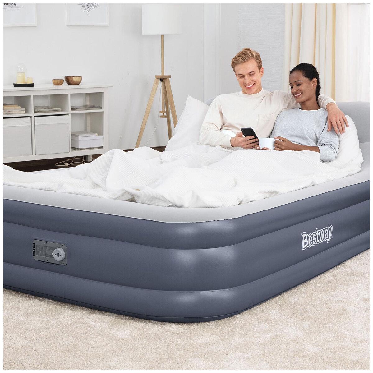 Bestway Tritech Queen Airbed With Built In AC Pump