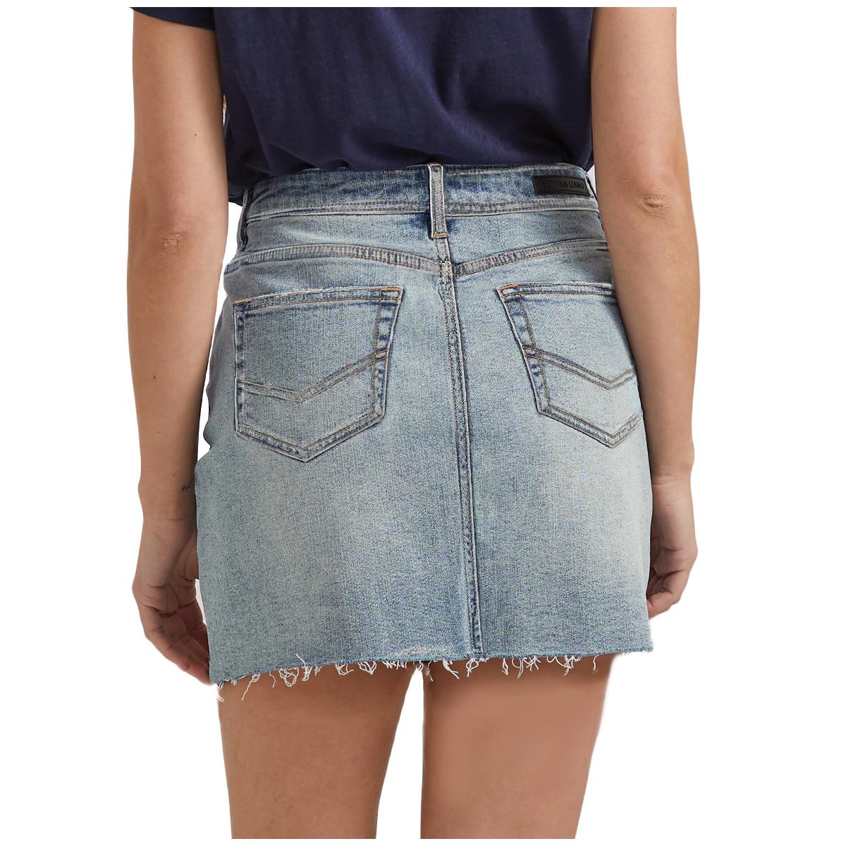 Bettina Liano Women's Denim Skirt Mid Wash